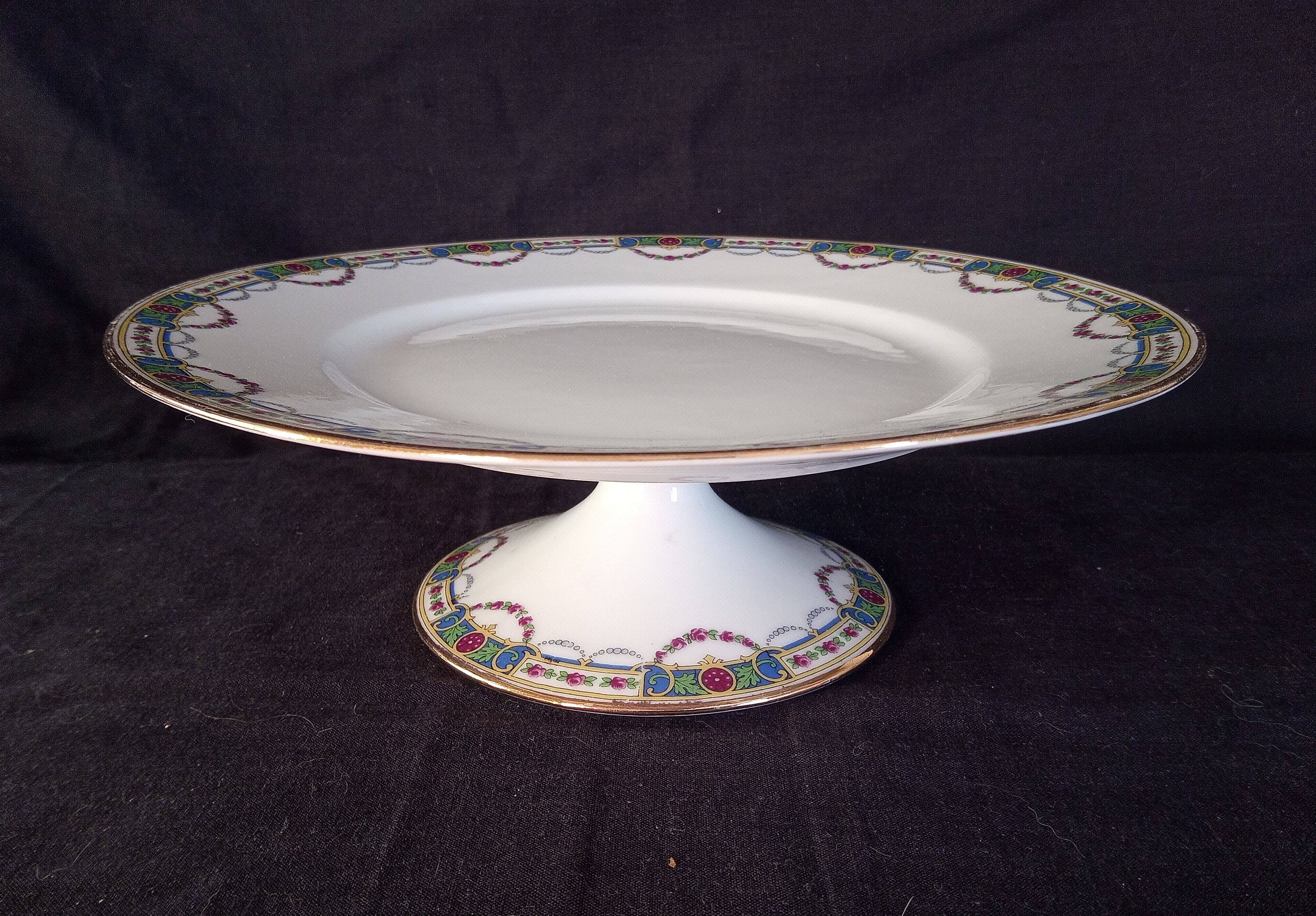 Limoges porcelain dessert service for 12 people, Jean Boyer and Nardon Lafarge (1920 - 1934)