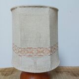 Wooden ball lamp 1970 brutalist modernist