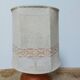 Lampe boule bois 1970 brutaliste moderniste