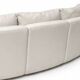 High-end white leather sofa