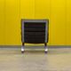 COR "Sinus" Chaise Longue Cantilever – Cuir Noir & Acier (1976)