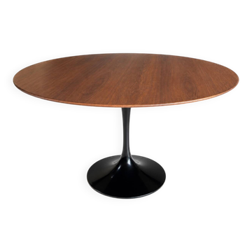 Saarinen dining table walnut, limited edition 50th anniversary Ø120 cm - 2