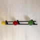 Vintage wall coat rack 60's