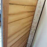 Grand miroir en bois et plâtre