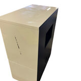 David Lange white lacquered wooden furniture