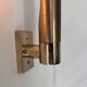 Pair of vintage adjustable wall lights, brass, France 1960