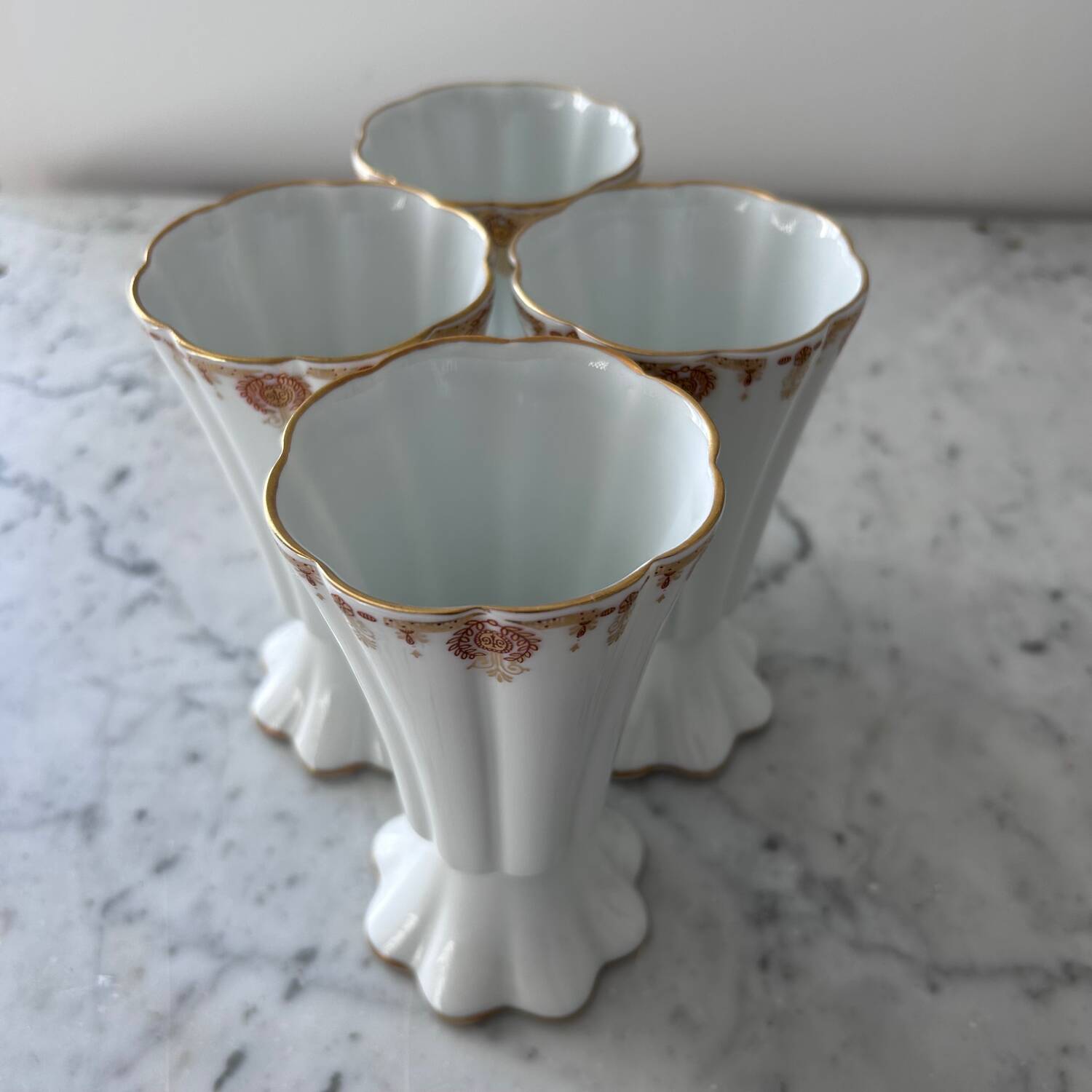 Service de 4 tasses Limoges 