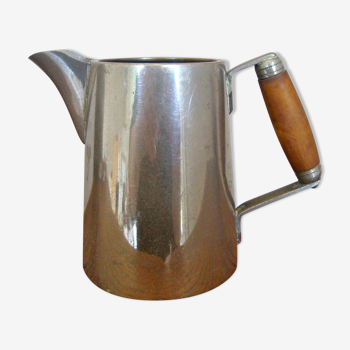 Small silver metal pitcher