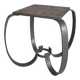 Table basse brutaliste, table carrelée avec 36 carreaux, années 1950