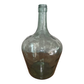Small Antique Green Glass Dame-Jeanne