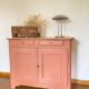 Parisian buffet in its pretty patina & raw tray