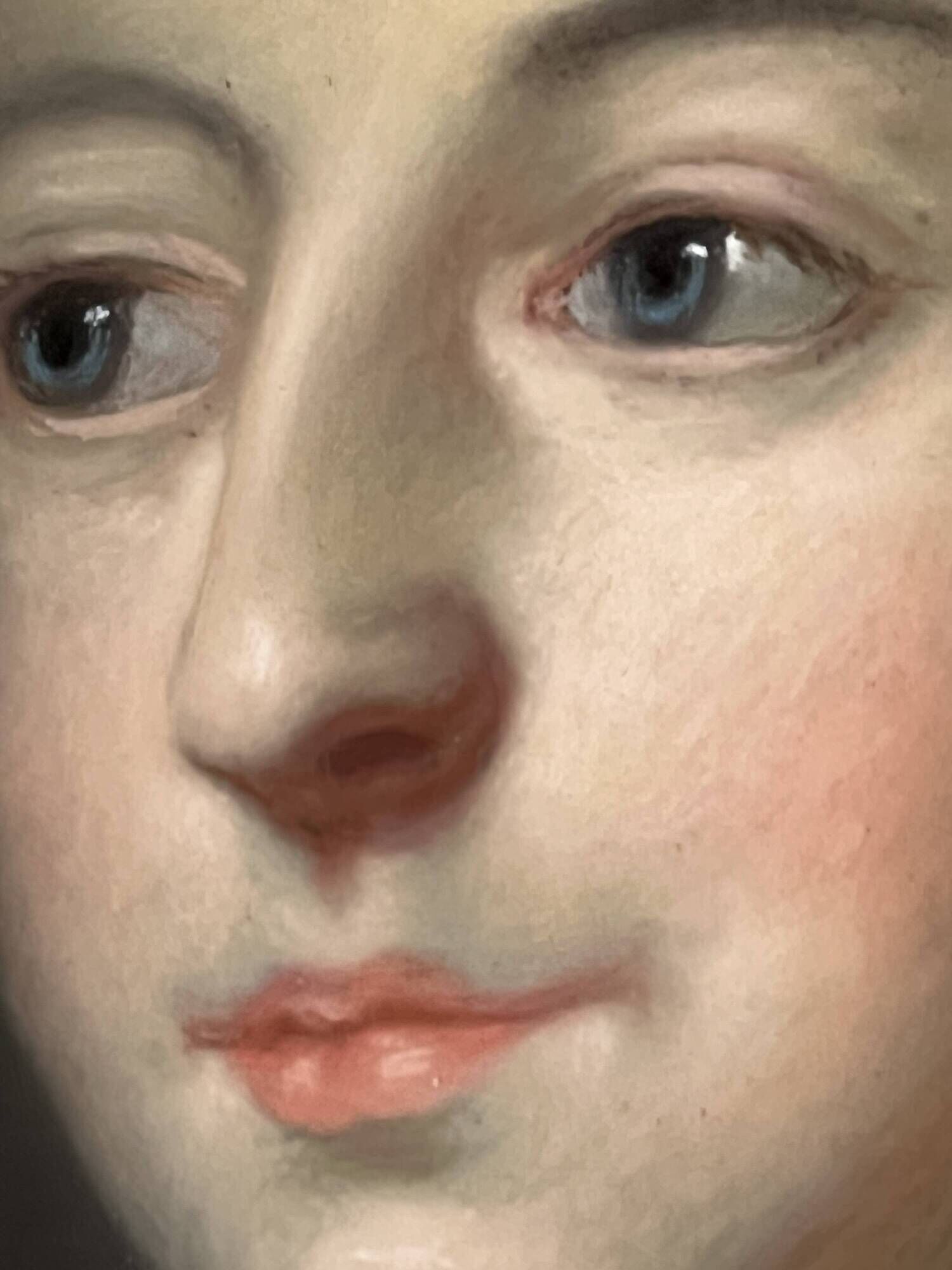 Portrait de femme au pastel, Hortense de Saint Albin 1849