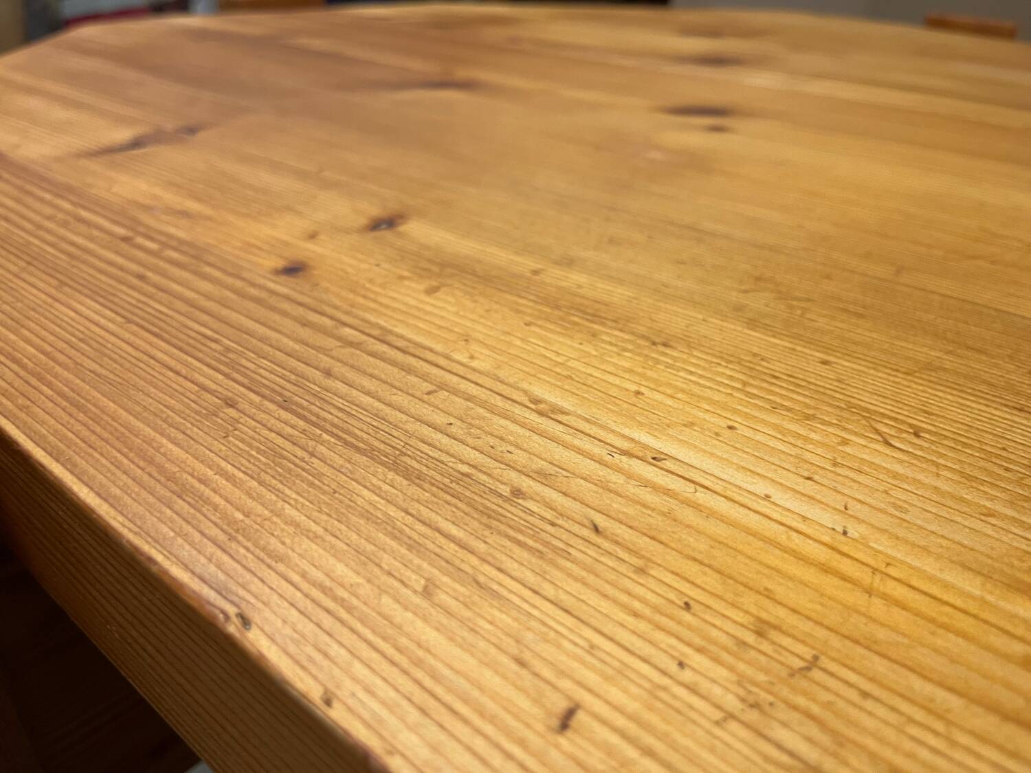 Softwood table by Erwin Egel for Dieter Güllert