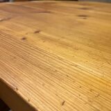 Softwood table by Erwin Egel for Dieter Güllert