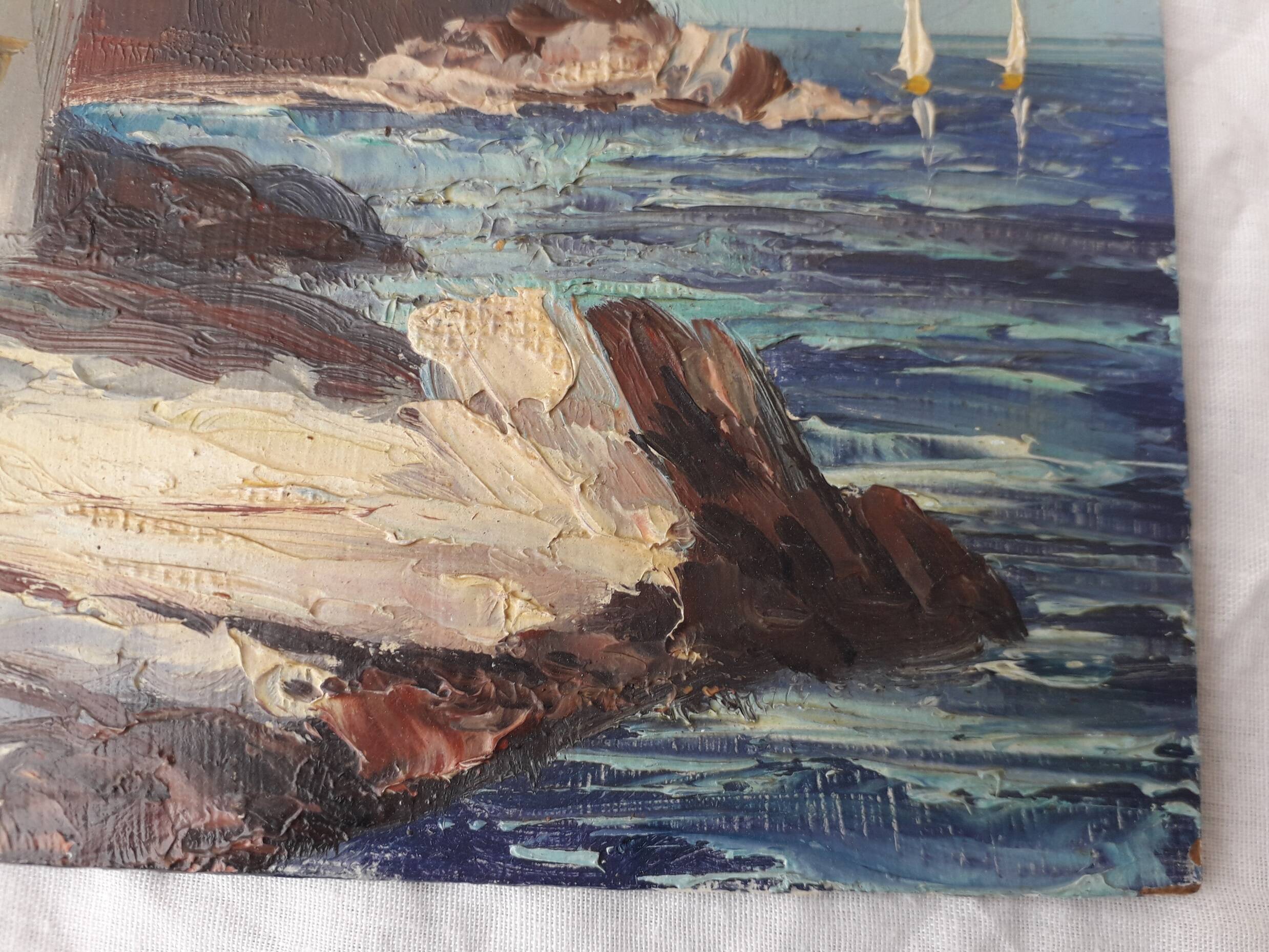 Seaside painting
