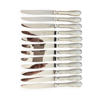 Christofle Chinon 12 couteau de table 24,5 cm
