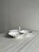 Plat 3 compartiments en porcelaine blanche