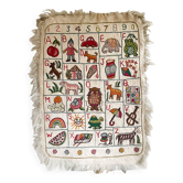 Vintage ABC wall rug
