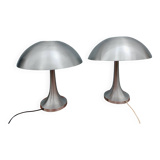 Paires de lampe champignon Philips alu 70'