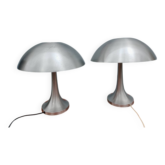 Paires de lampe champignon Philips alu 70'