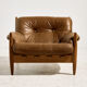 Danish leather lounge chair
