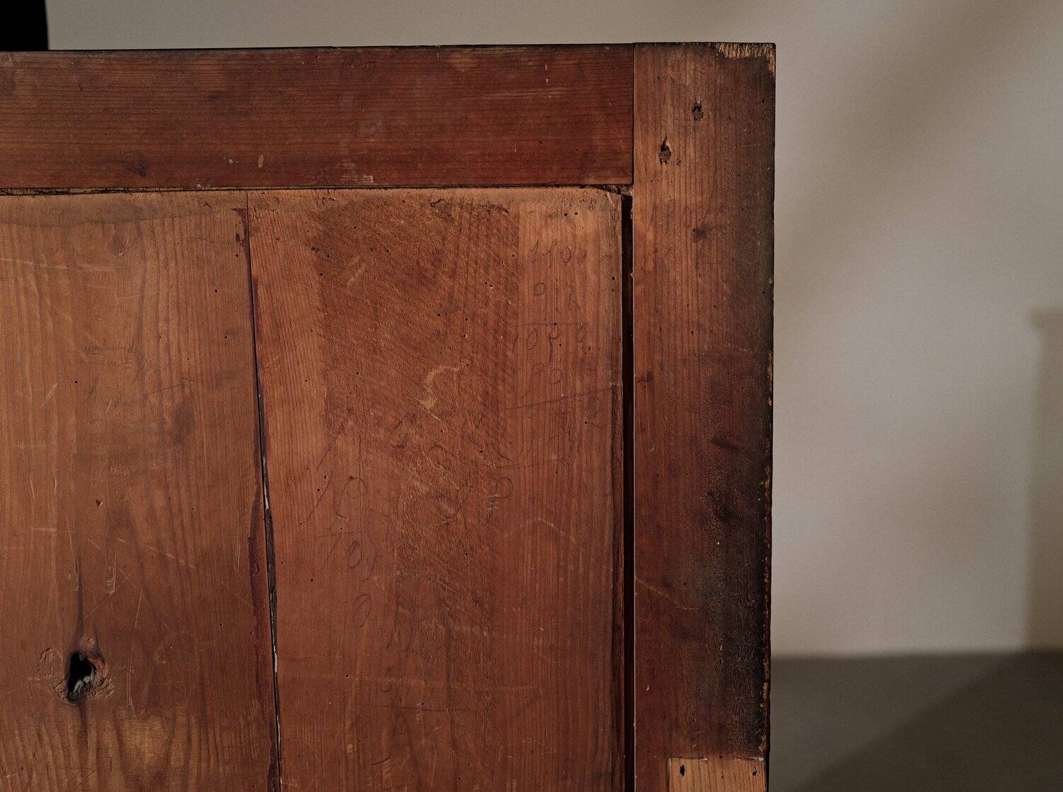 Single-door cabinet, folk art, Auvergne, 1900