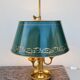 Empire style hot water bottle lamp in bronze