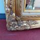 Mirror wood and gilded stucco