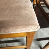 Scandinavian vintage solid teak chairs ulferts sweden 1960