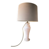 Vintage 1960 lamp in pink alabaster