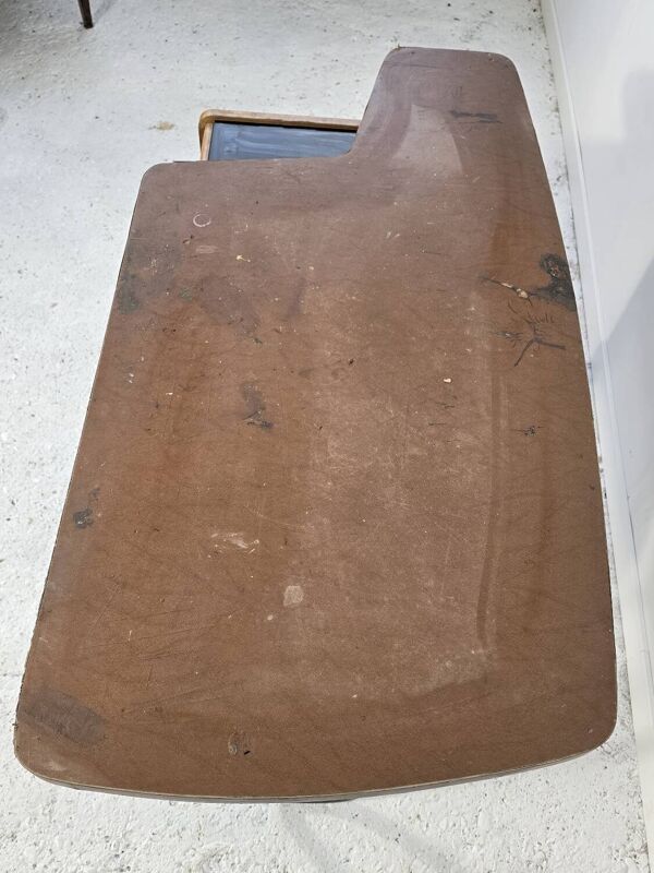 Bureau Mobilor CAB Roger Charroy – moderniste métal bois 1950 vintage