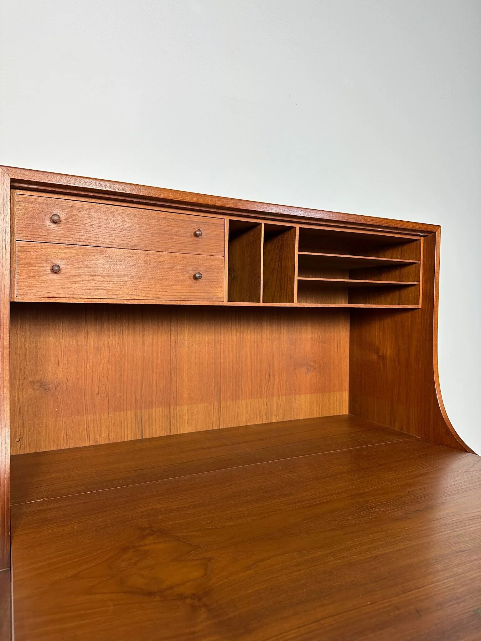 1960s Vintage Danish Teak Secretary by Børge Mogensen - Søborg Møbelfabrik