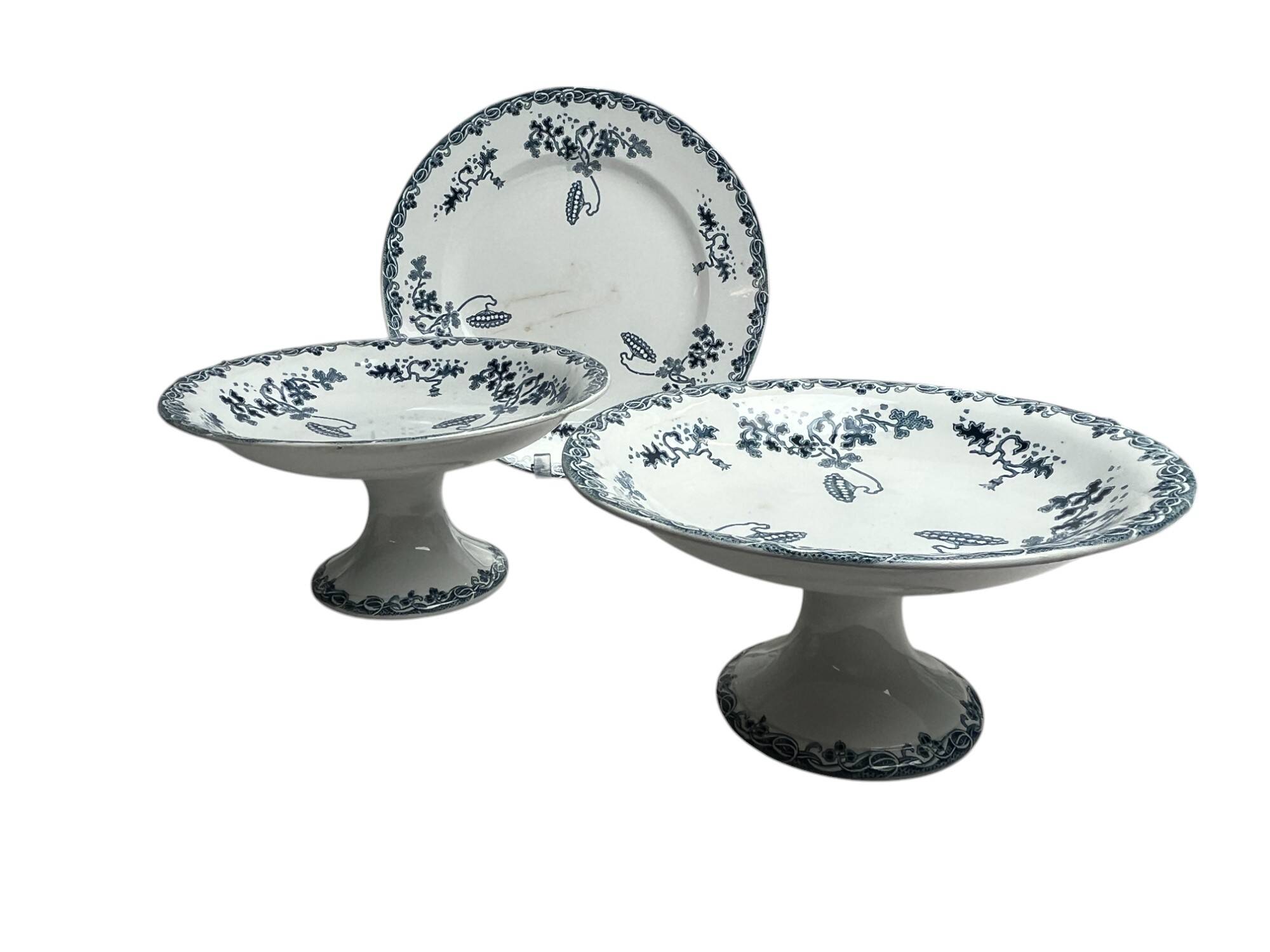 26-piece service Terre de fer Saint Amand Modern Style circa 1920