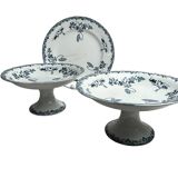 26-piece service Terre de fer Saint Amand Modern Style circa 1920