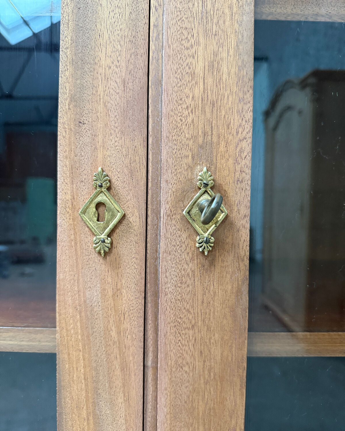 Large Empire-style display cabinet