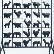 Separator Screen room divider Wrought Iron with Animals, 1950s