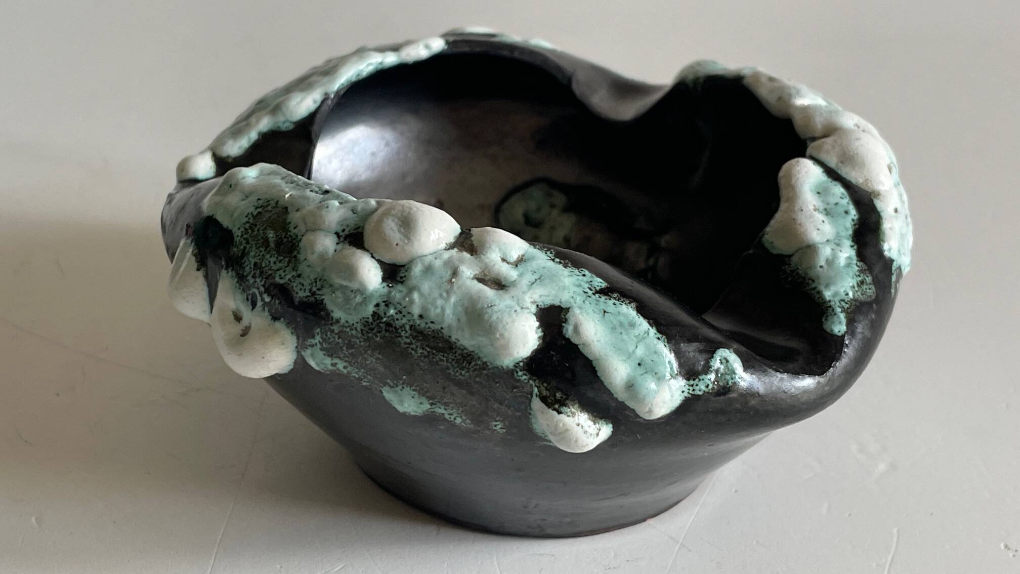 Cyclops Ceramic Ashtray Annecy France Vintage