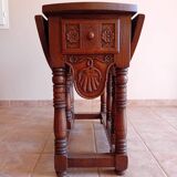 English folding gateleg table