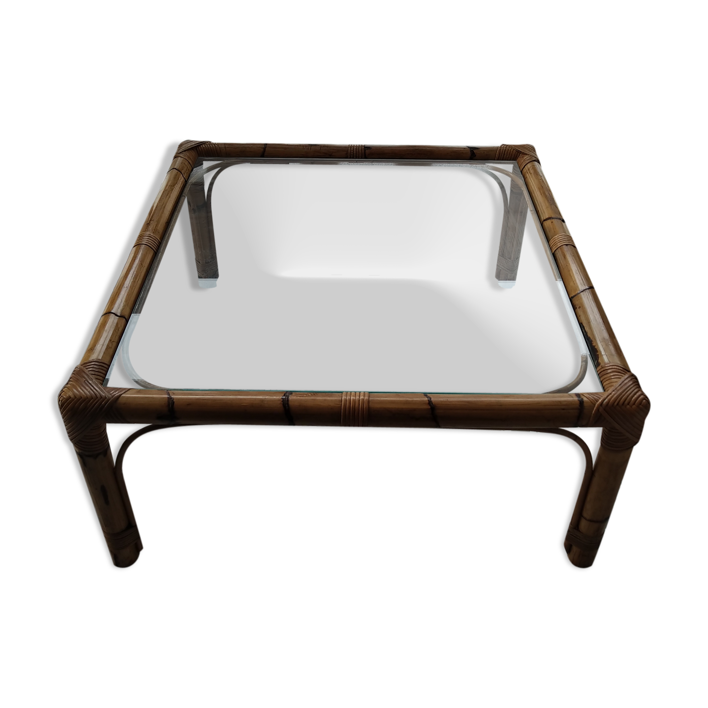 Rattan coffee table
