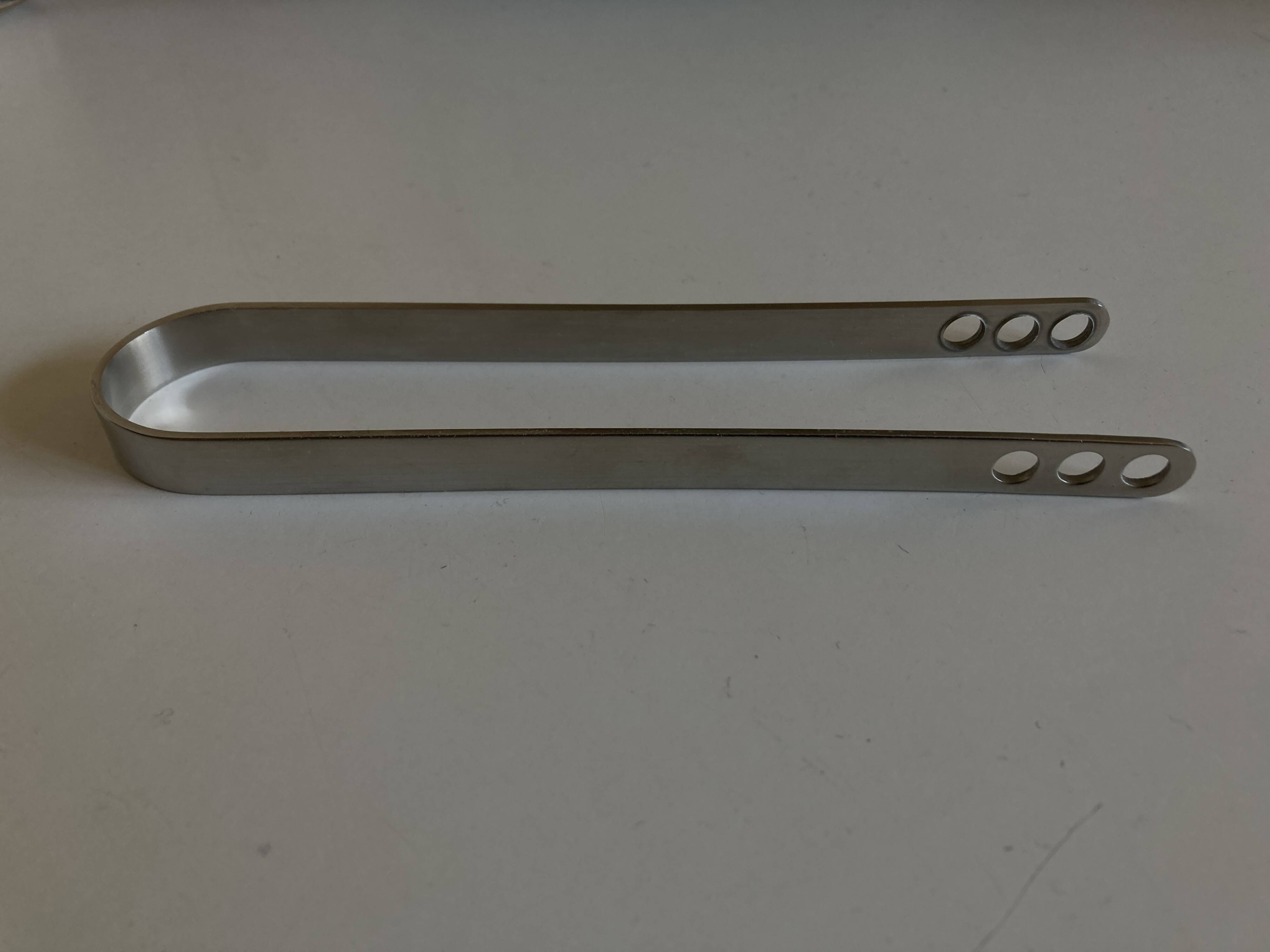 Arne Jacobsen ice tongs for Stelton 1970 space age steel