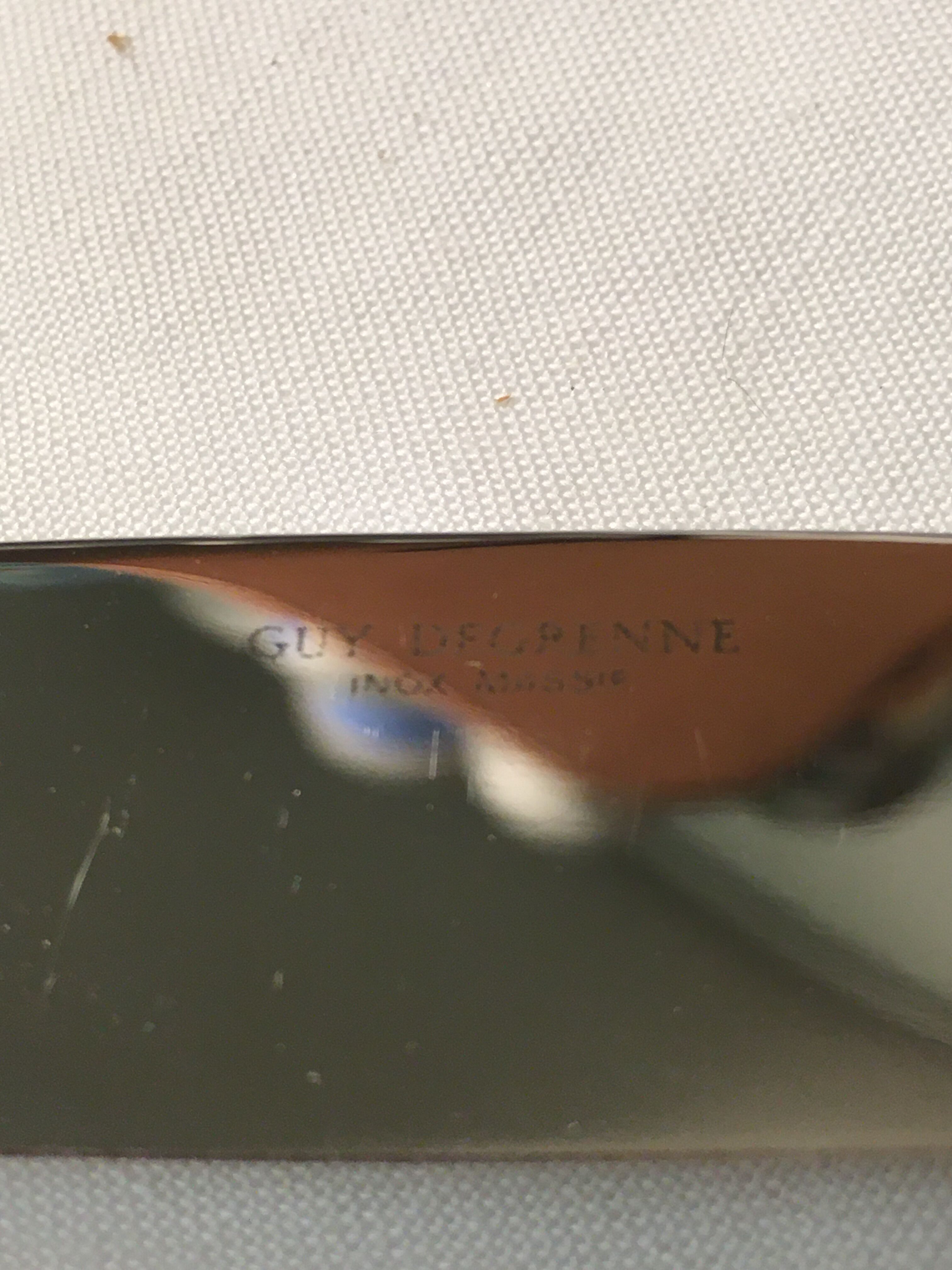 12 silver/stainless steel knives Guy Degrenne