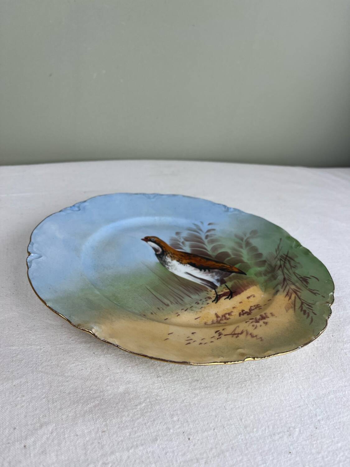 Antique decorative plate