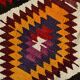 Tapis Kilim géométrique multicolore 5x8, 160x237 cm