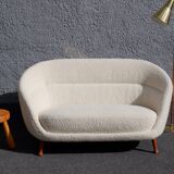 Arne Norell Curvy Soffa Produced by Westbergs Möbler, Sweden, circa 1960