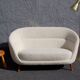 Arne Norell Curvy Soffa Produced by Westbergs Möbler, Sweden, circa 1960