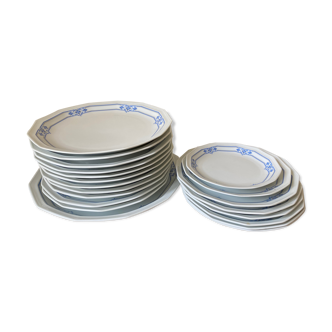 Porcelain service - 20 pieces - Bernardaud Limoges