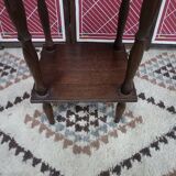 Vintage 2-tier pedestal table