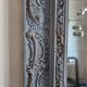 Miroir ancien fronton coquille