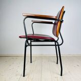 Mid-century red dining chair, Italy, 1960s