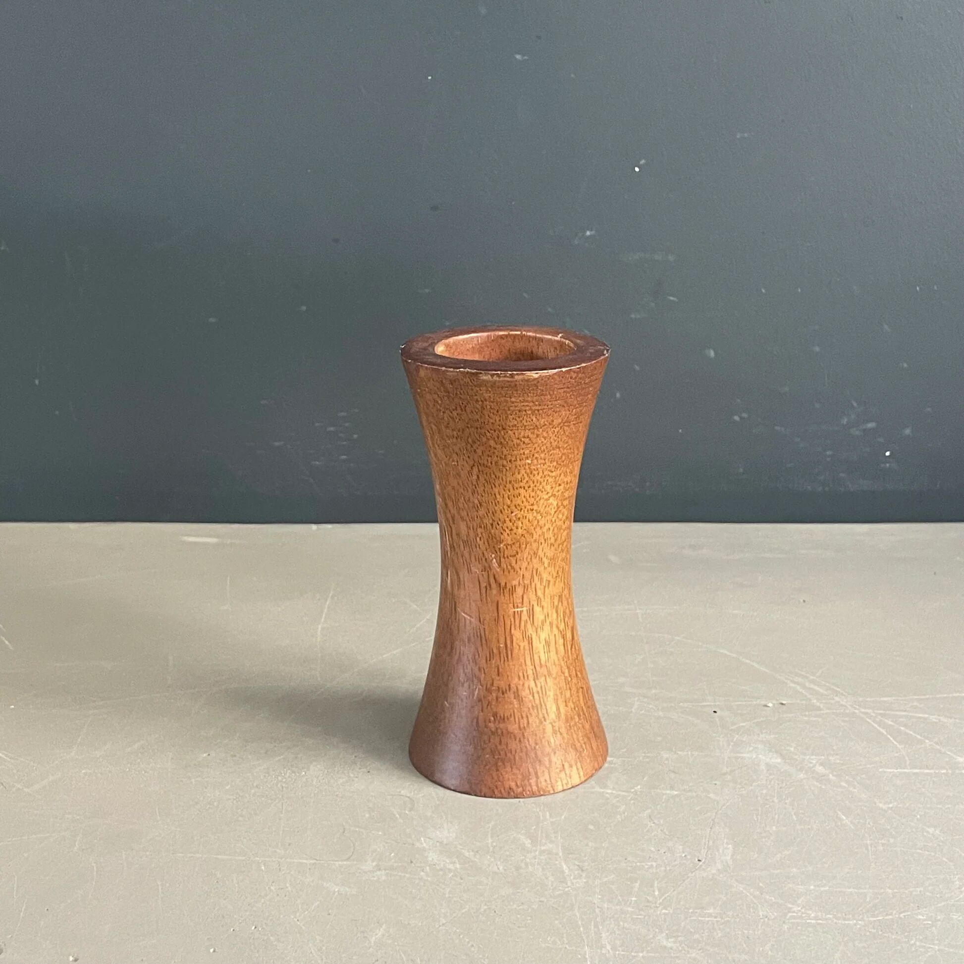 Bougeoir scandinave en teck